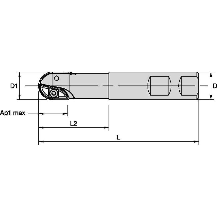 5505VX25WA025R60 Milling Toolholder