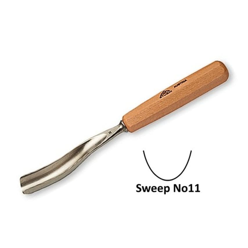 552002 No11 Sweep Bent Carving Gouge 2mm
