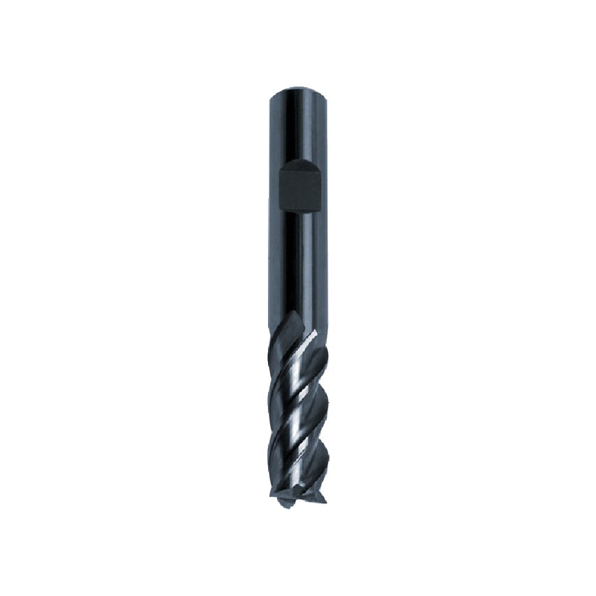 5534 8.0MM Carbide 4 Flute Weldon Shank Ratio End Mills - FIREX Coated