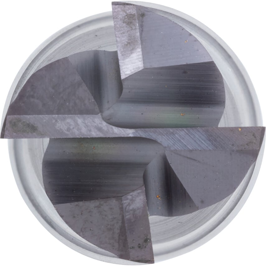 5535 12.00MM Carbide 4 Flute Weldon Shank Ratio End Mills - FIREX Coated