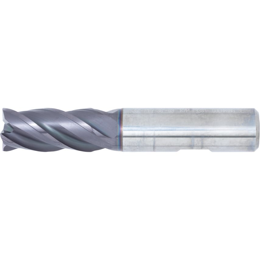 5535 16.00MM Carbide 4 Flute Weldon Shank Ratio End Mills - FIREX Coated