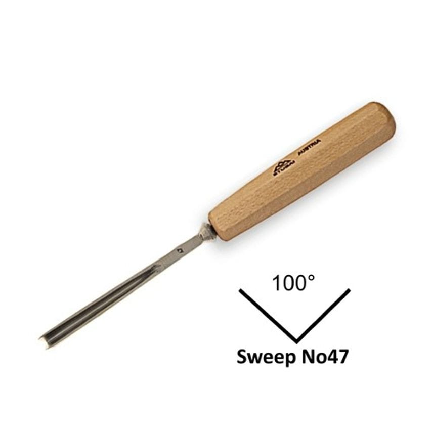 554712 No47 Sweep Straight V-Parting Tool 12mm