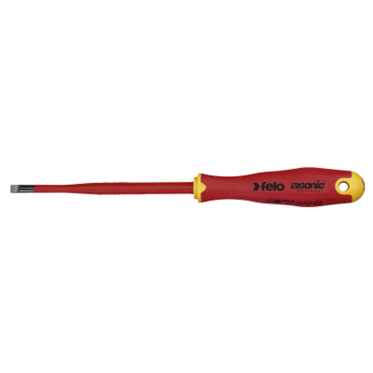 5.5 x 1.0 x 125mm Slotted VDE Ergonic E-Slim Screwdriver