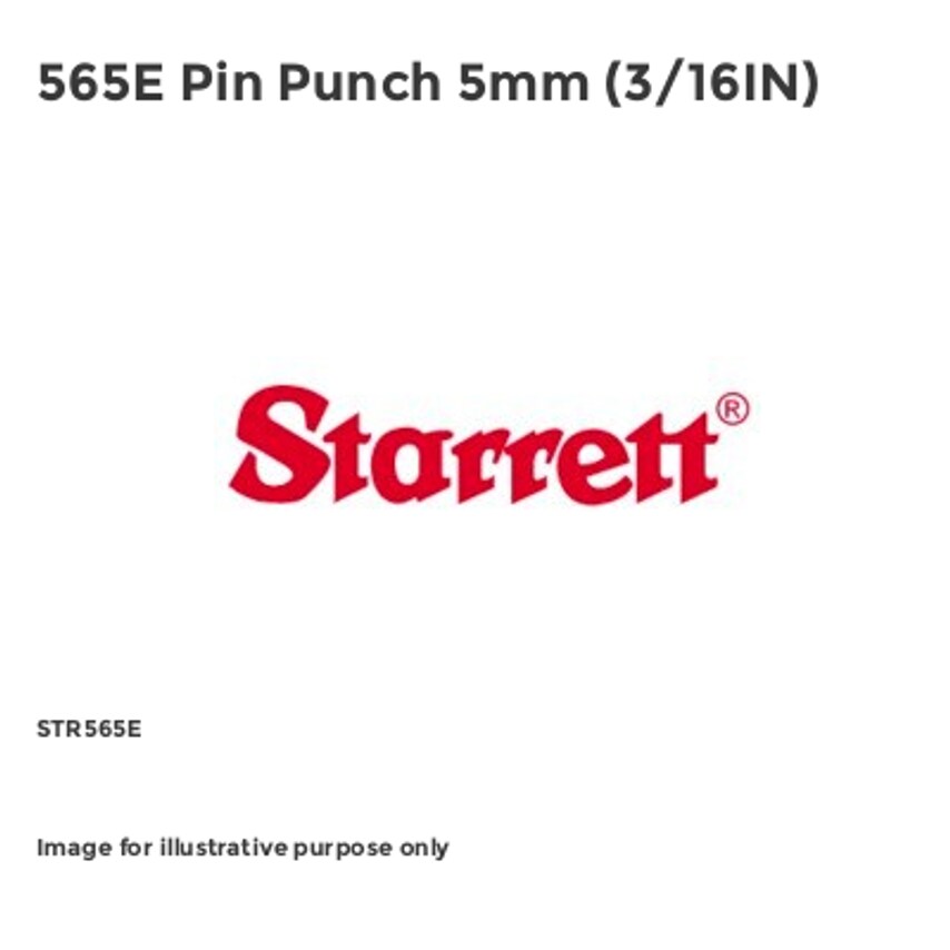 565E Pin Punch 5mm (3/16IN) STR565E