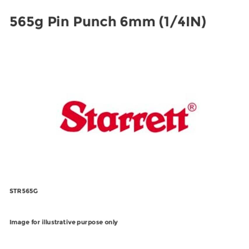 565g Pin Punch 6mm (1/4IN)