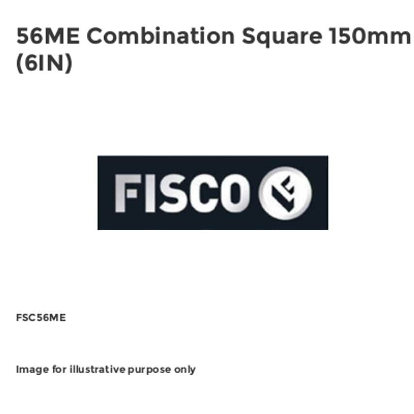 56ME Combination Square 150mm (6IN) FSC56ME