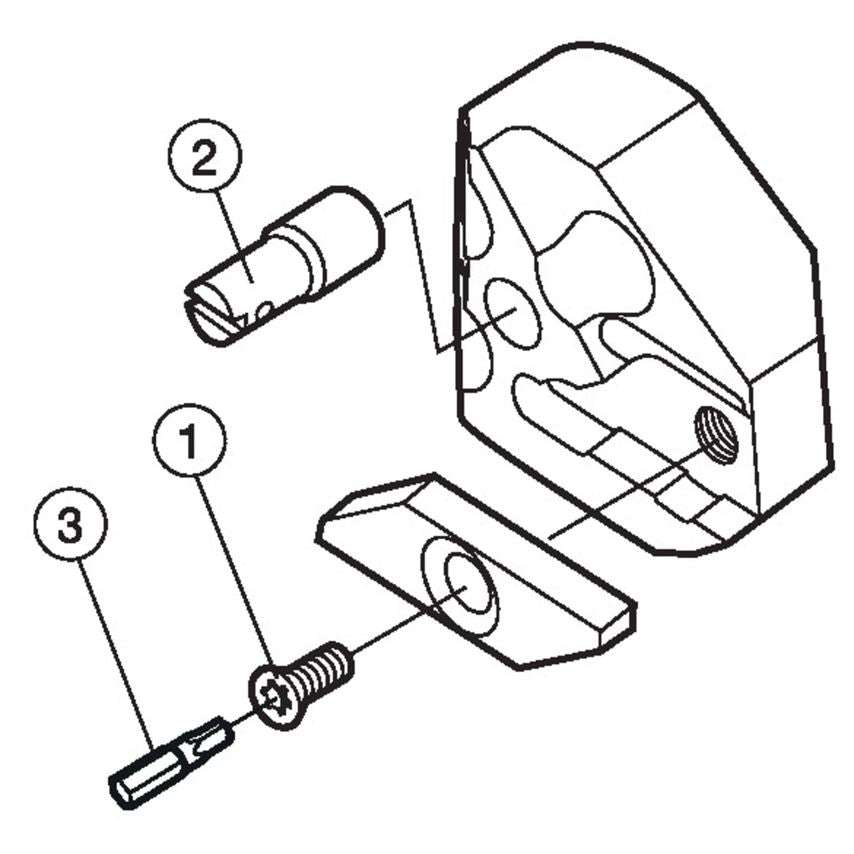 570-32L-SMAL3 CoroCut Shank Tool