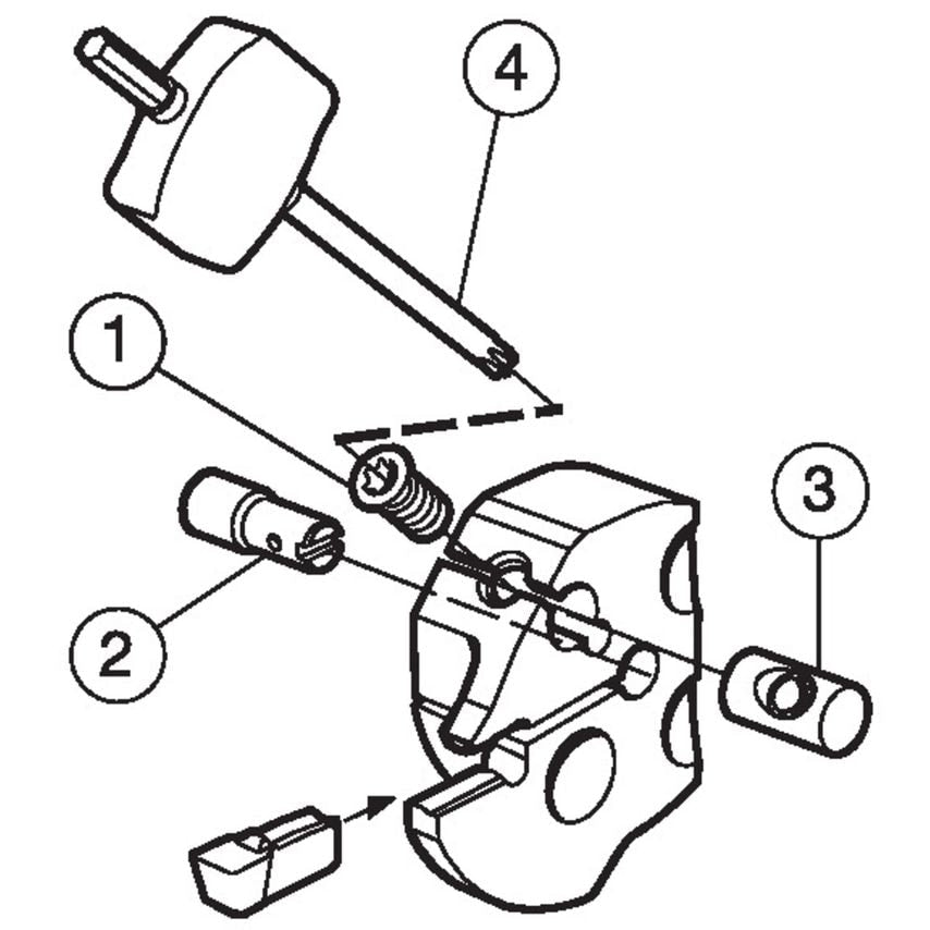 570-32R151.3-10-40 T-Max Q-Cut Head for Grooving