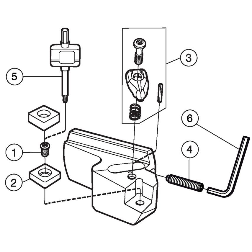 570-DCLNR-80-12 T-Max P Head for Turning