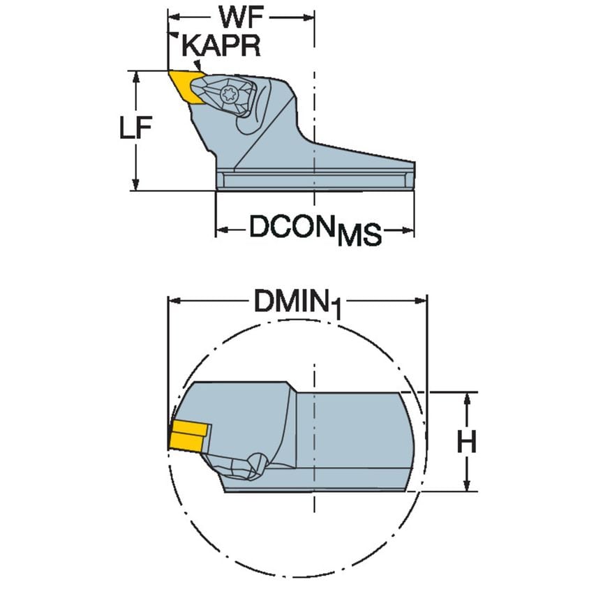 570-DDUNL-80-15 Head for Turning