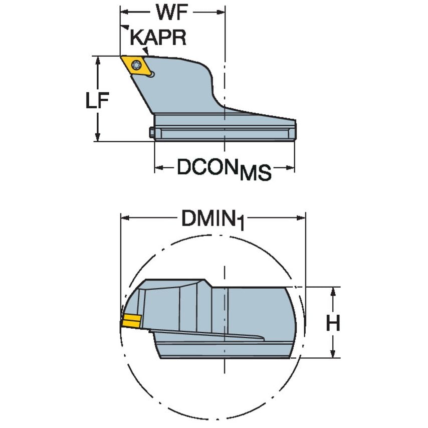 570-SDUCR-80-11 Head for Turning