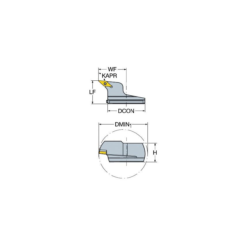 570-SVLBL-80-16 Head for Turning