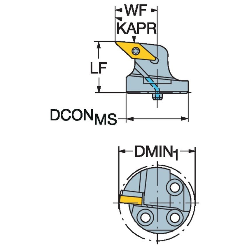 570-SVLBR-40-16 CoroTurn 107 Head for Turning
