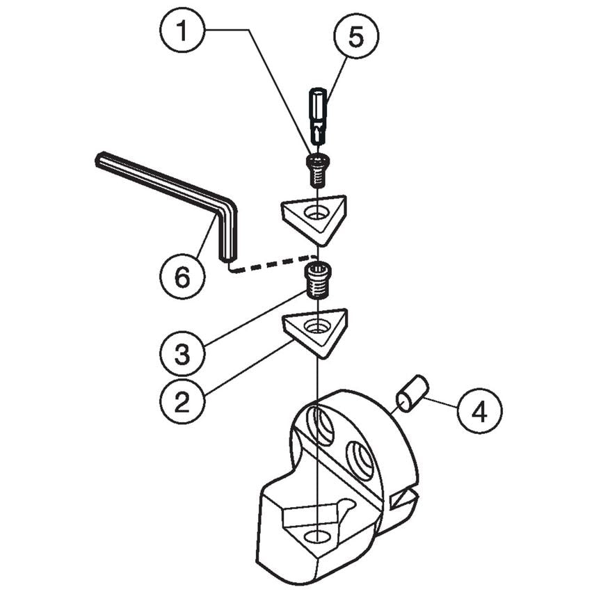 570-SVLBR-40-16 CoroTurn 107 Head for Turning