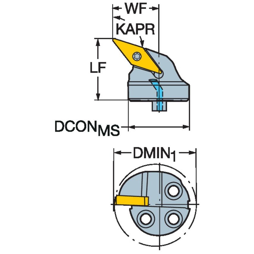 570-SVQCR-20-11-E Head for Turning