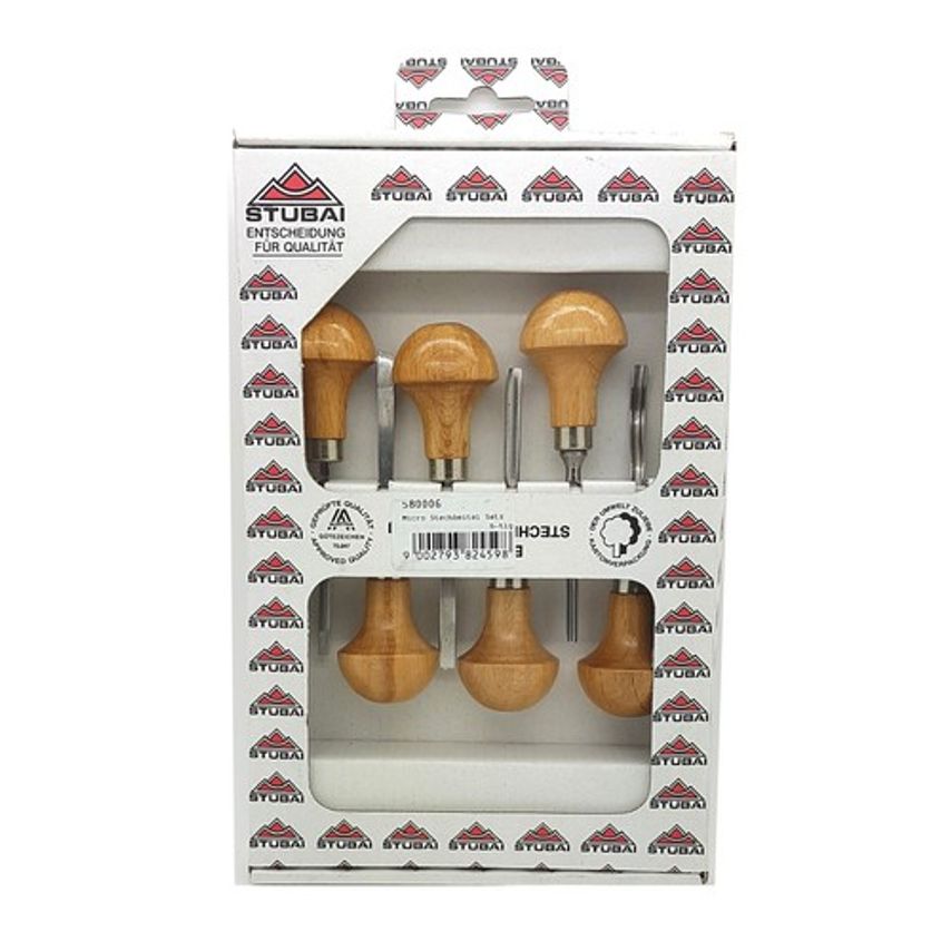 580006 Palm Carving Tool Set 6 Pieces