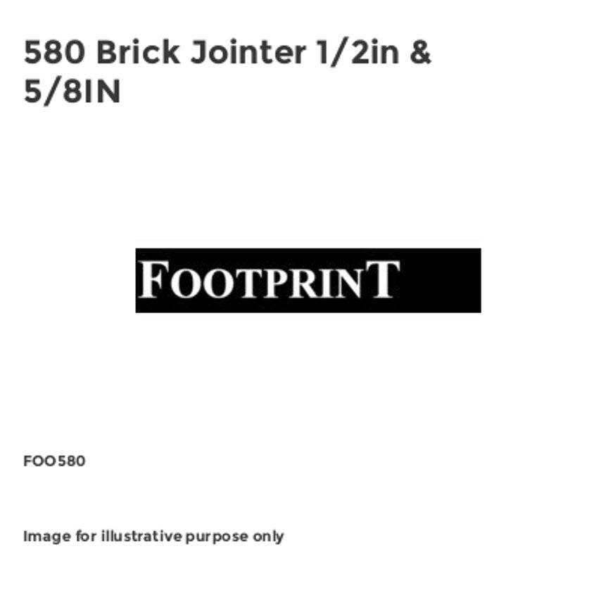 580 Brick Jointer 1/2in & 5/8IN