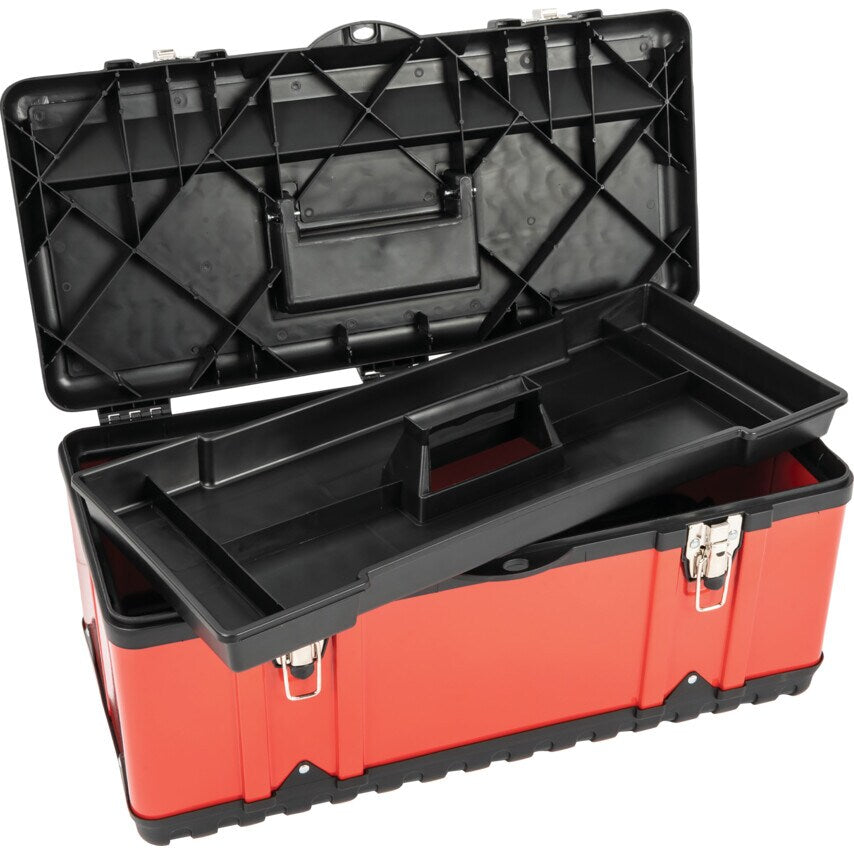 582x298x255mm Red Metal Toolbox