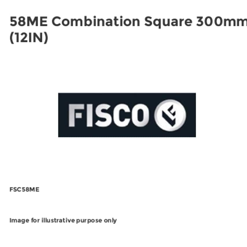 58ME Combination Square 300mm (12IN)