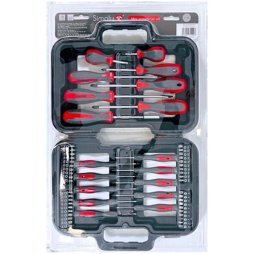 58pc Screwdriver Set - TSET18