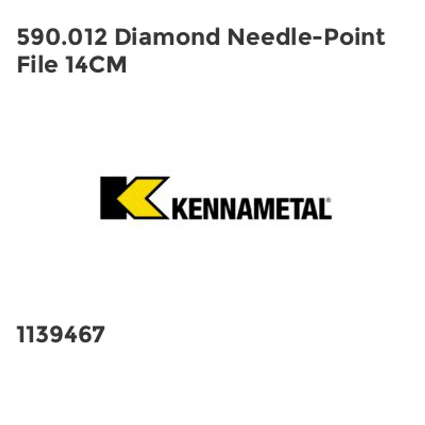 590.012 Diamond Needle-Point File 14CM
