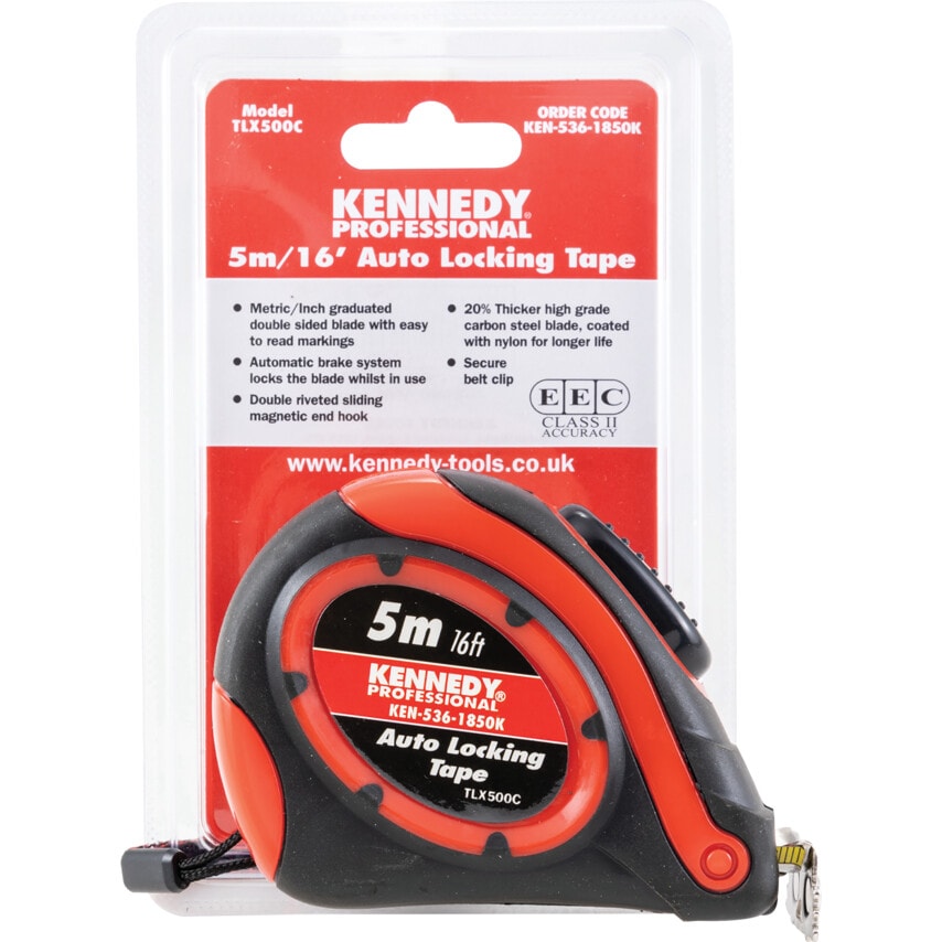 5M/16' Nylon Coated Double Sided Steel Tape