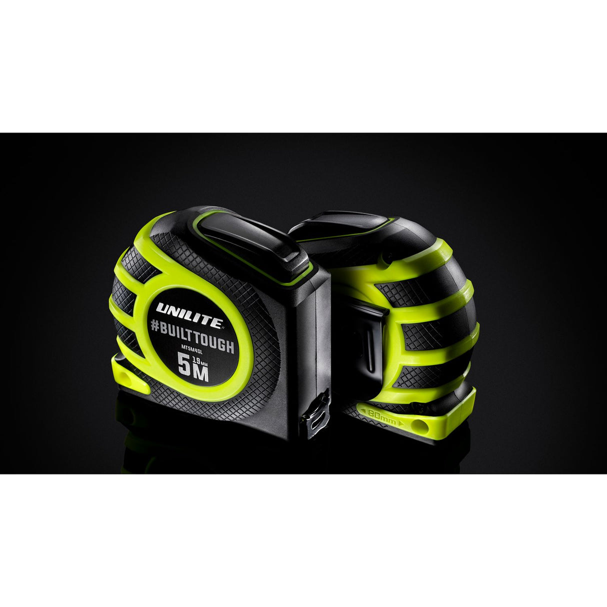 5M Self Locking Tape Measure with 19mm Wide Blade and 1 8m Stand-out Pack of 10