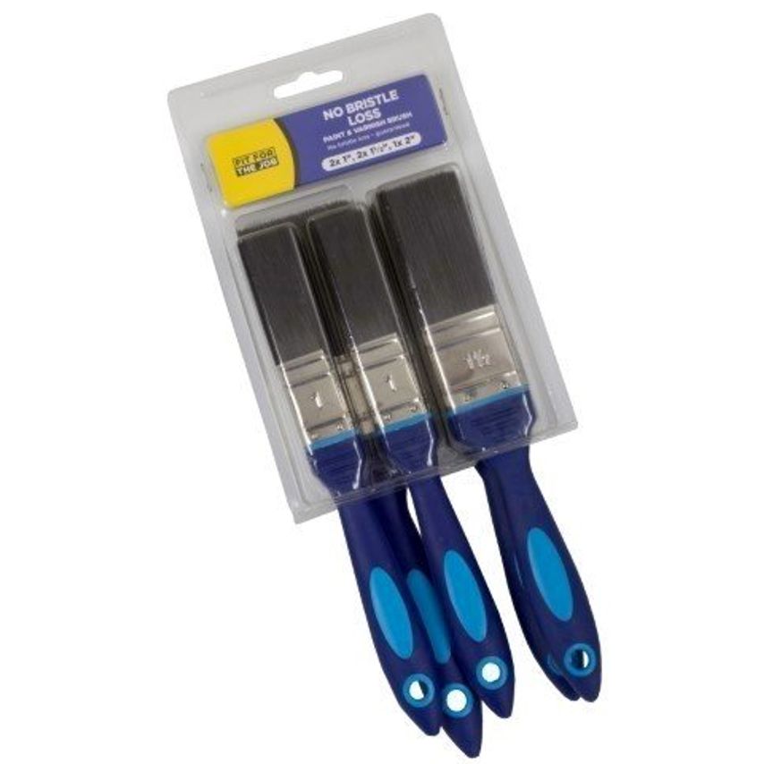 5Pc FFJ No Bristle Loss Paint Brush Set
