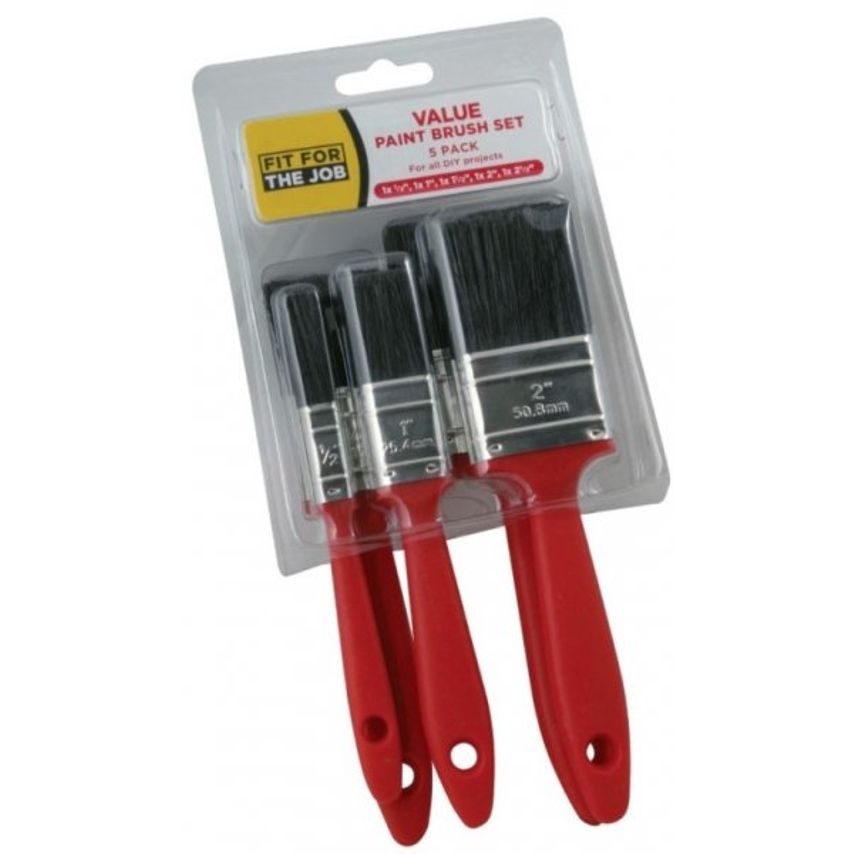 5Pc Ffj Value Brush Set