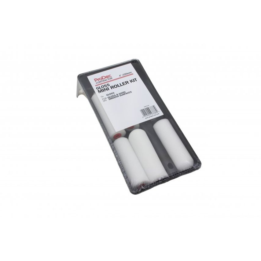 5X 4" Foam Mini Roller Kit