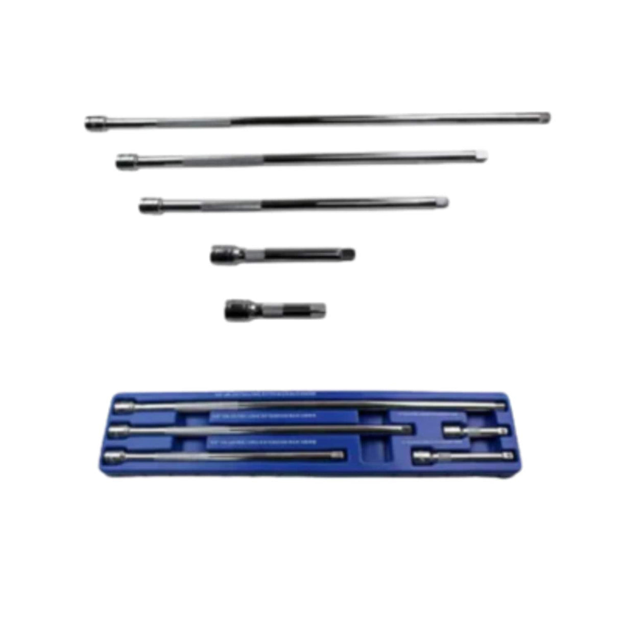 5 Piece 1/2in Dr. Extra Long Extension Bar Set
