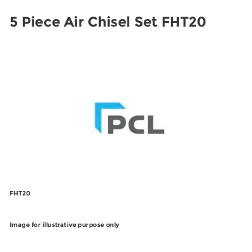 5 Piece Air Chisel Set FHT20
