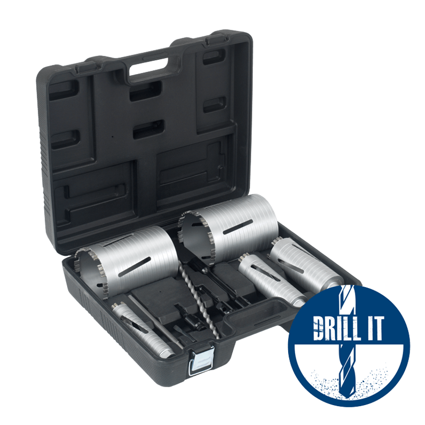 5 Piece Duro Ultra Dusdc Dry Core Kit (38, 52, 65, 117 & 127mm)