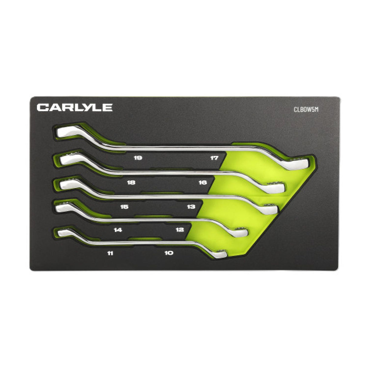 5 Piece Metric 12 PT Double Box Offset Wrench Set