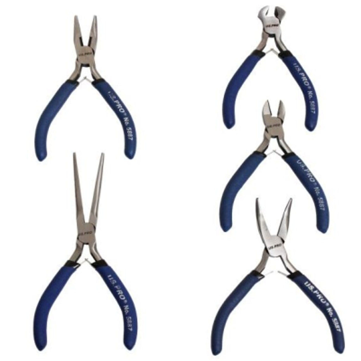 5 Piece Mini Plier Set