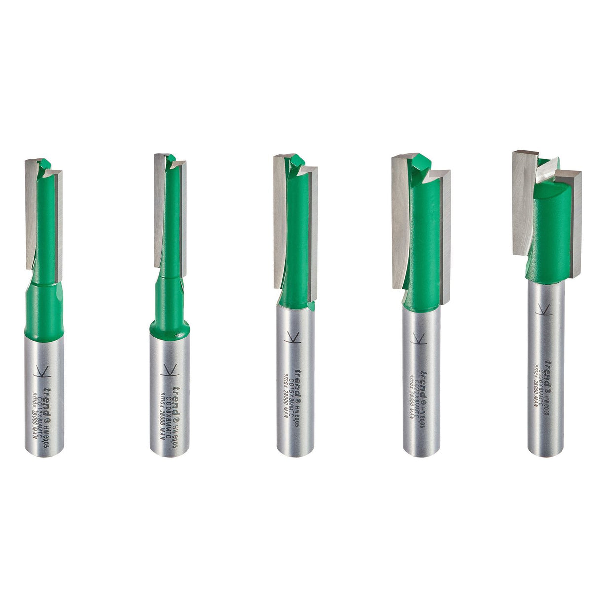 5 Piece Mt/jig Cutter Set Imperial - SET/MT1X8MMTC