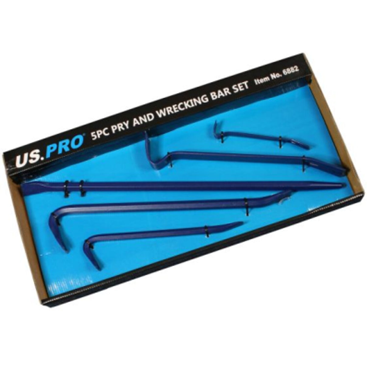 5 Piece Pry and Wrecking Bar Set