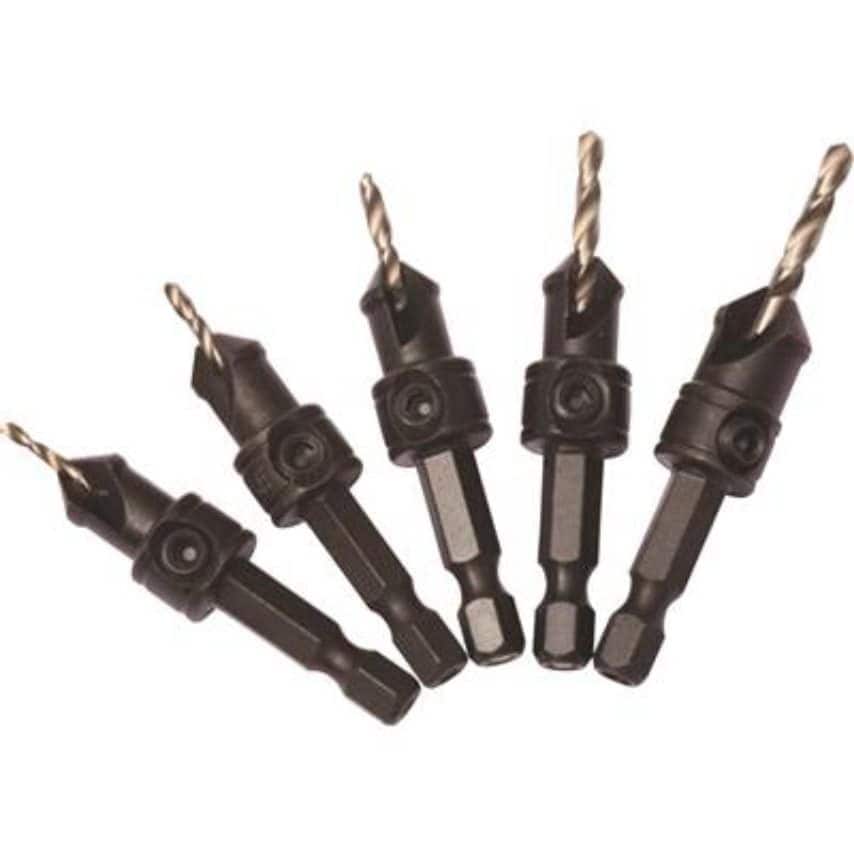 5 Piece Quick-Change Countersink Set *