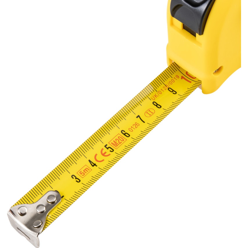 5m Hi-vis Locking Tape - Yellow Case