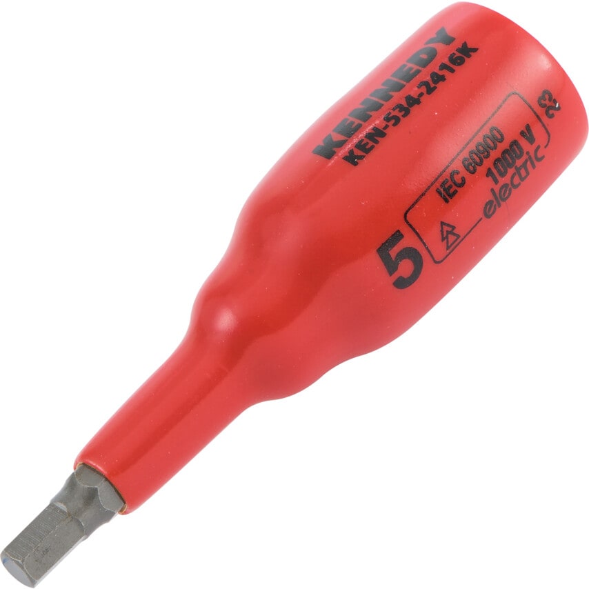 5mm Insulated Hexagonal Socket 3/8" Sq/Dr - 1000V