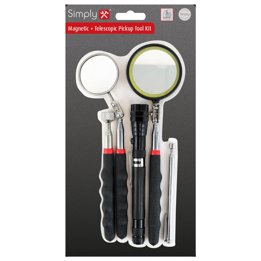 5pc Magnetic LED Telescopic Tools - TSET17
