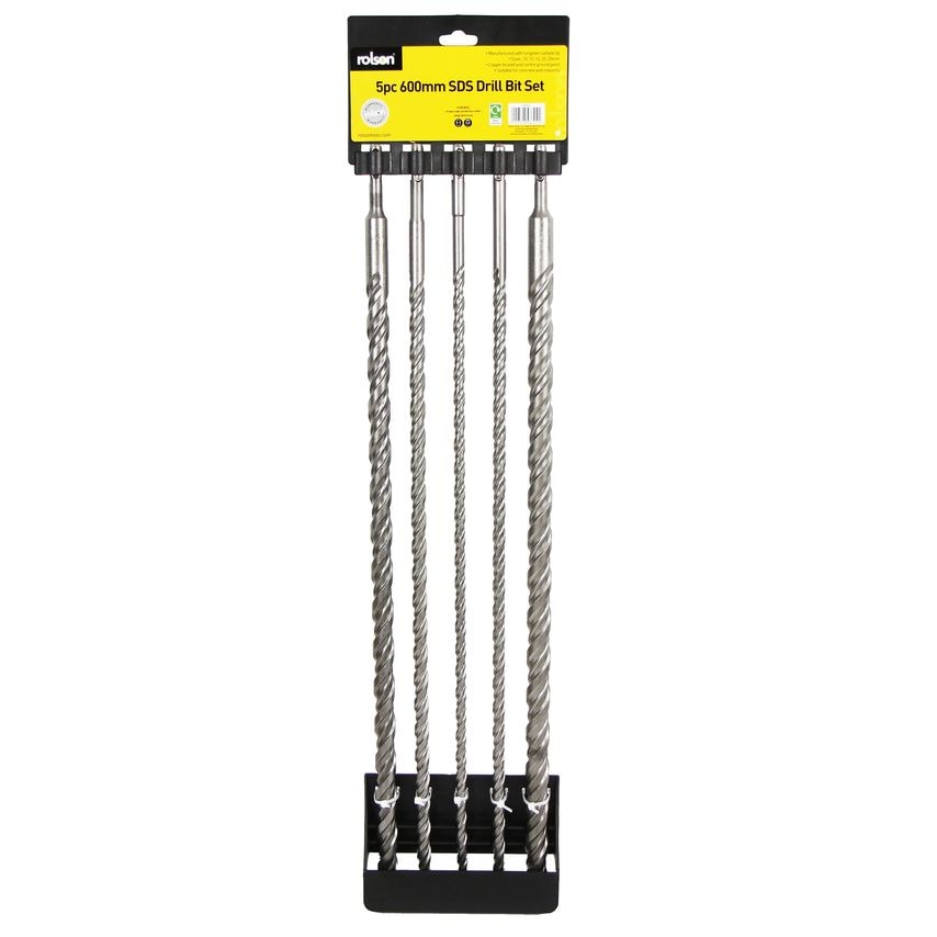 5pc SDS Drill Set 600mm Long