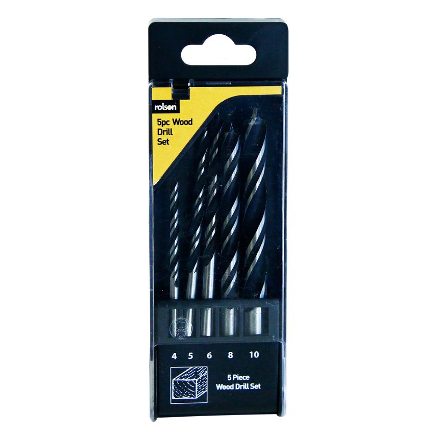 5pc Wood Drill Bit Set