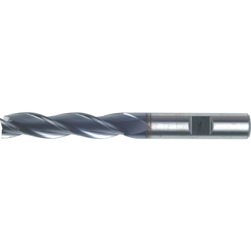 6.00MM HSS-Co 8% 3 Flute Weldon Shank Long Series Slot Drills - TiCN Coated