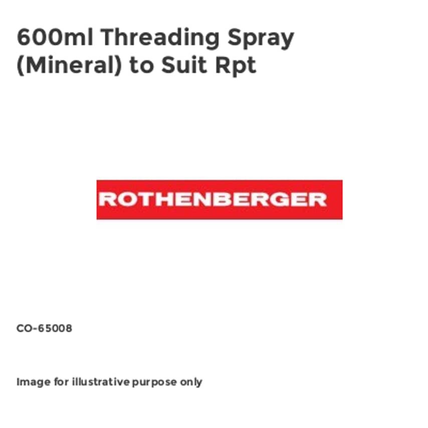 600ml Threading Spray (Mineral) to Suit Rpt