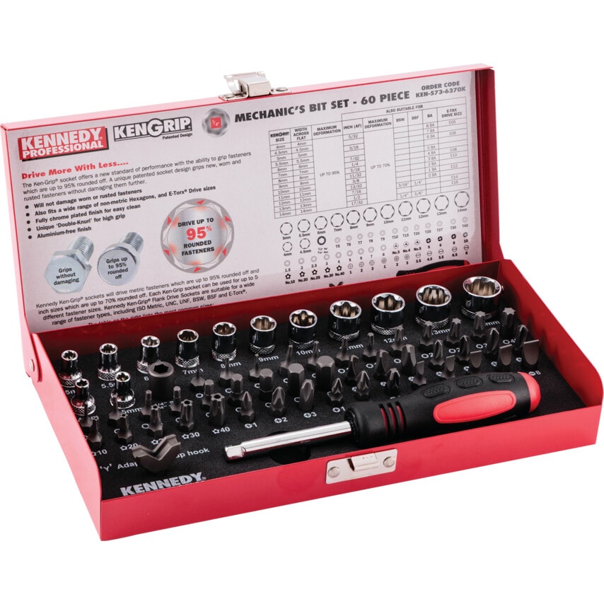 60PC Mechanics Bit Set