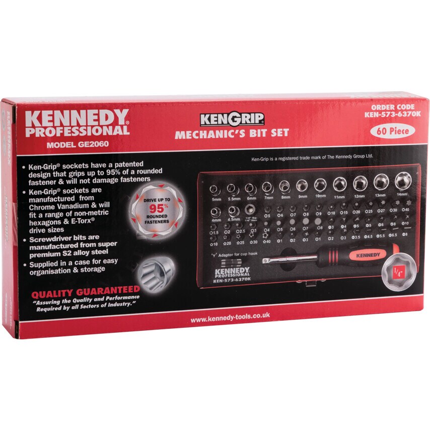 60PC Mechanics Bit Set