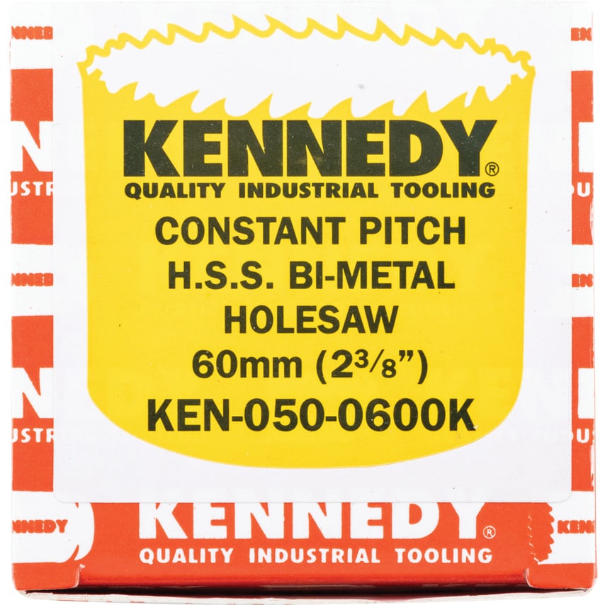 60mm Diameter (2.3/8") Bi-Metal Holesaw
