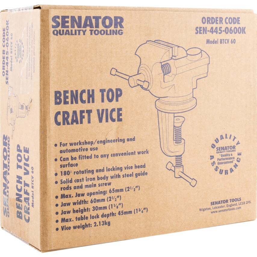 60mm Portable Bench Vice