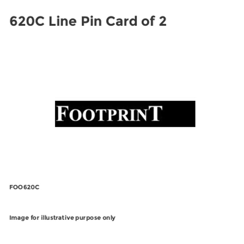 620C Line Pin Card of 2 FOO620C